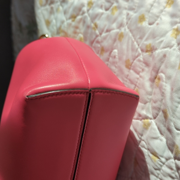 Fendi First Nappa Leather Clutch Fuchsia rare color - Picture 11 of 17